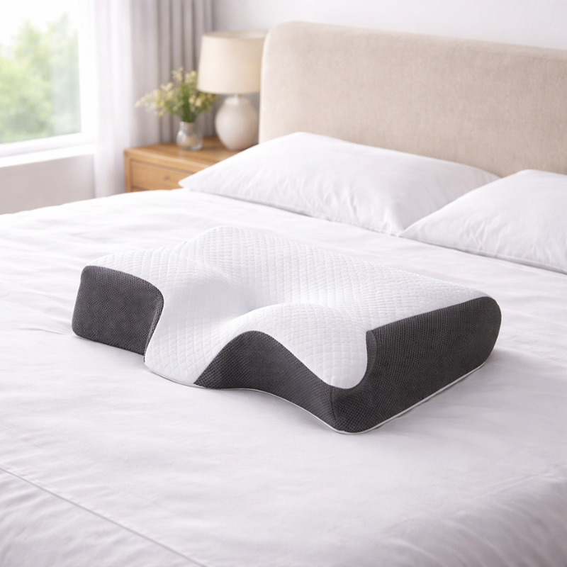 Oreiller en mousse, de forme papillon