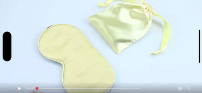 Masque de sommeil en soie de mûrier